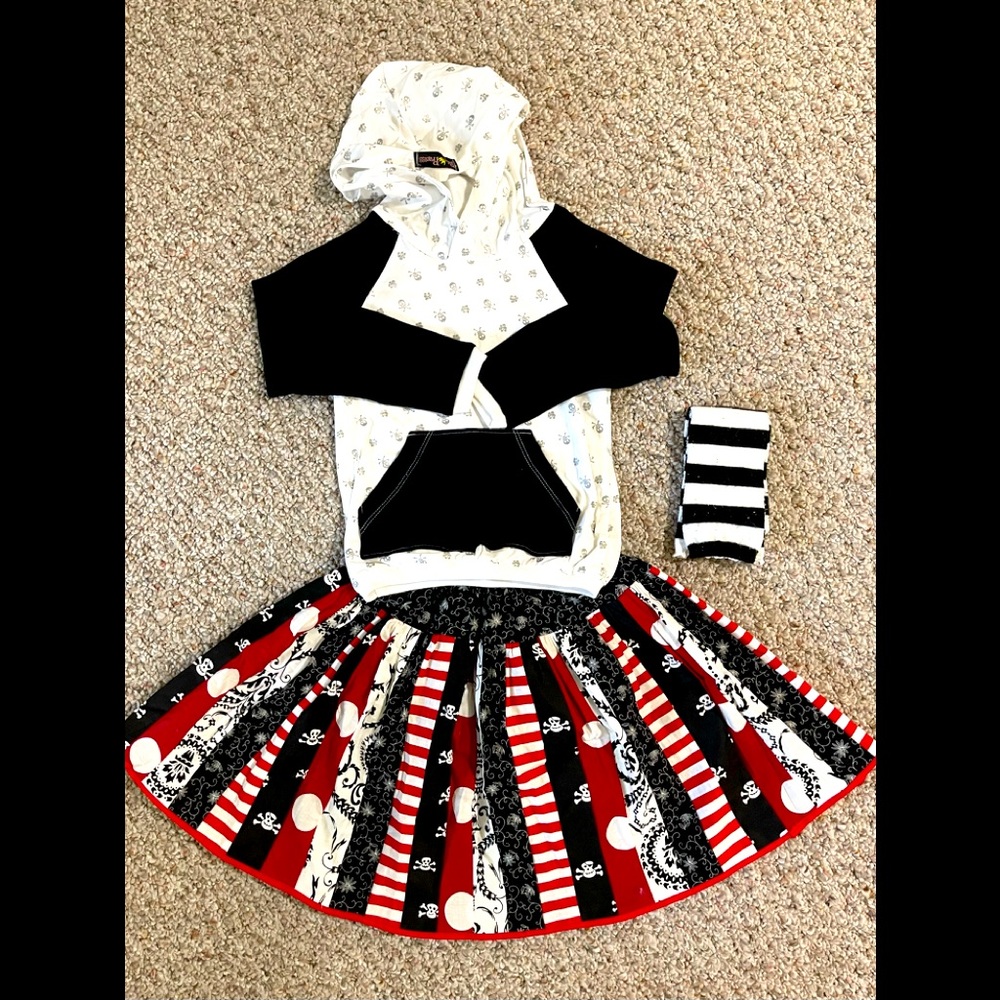 Adorable Halloween Skirt Set